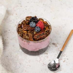 Berry Chocolate Yogurt Pot