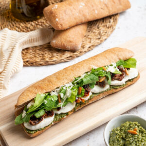Half Mozzarella Pesto