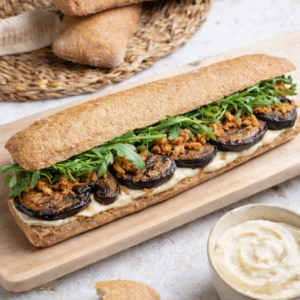 Half Mushroom Sandwich