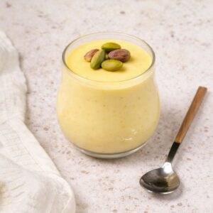 Saffron Panna Cotta
